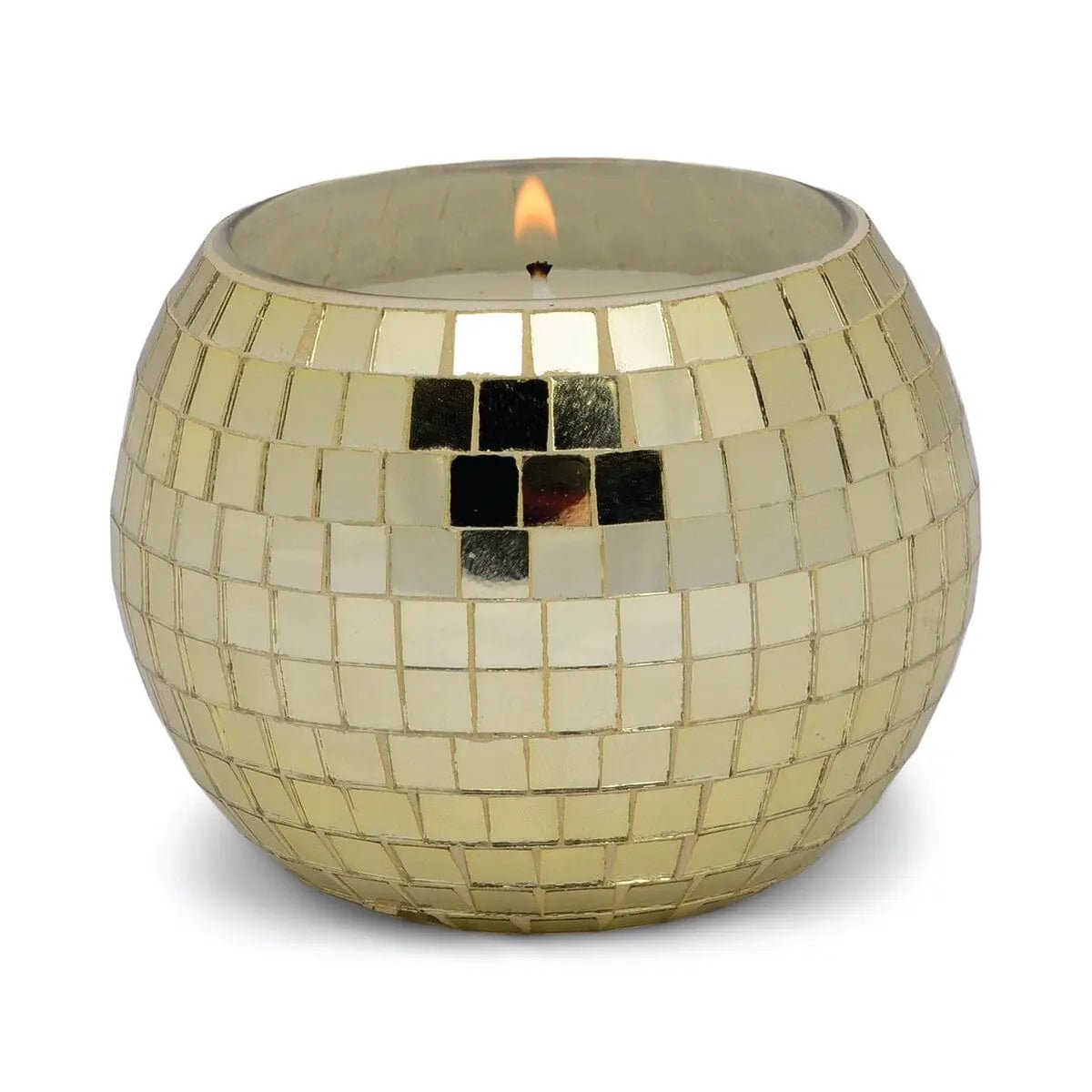 Gold Disco Ball Holiday Candle - Confía Collective