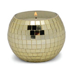 Gold Disco Ball Holiday Candle - Confía Collective