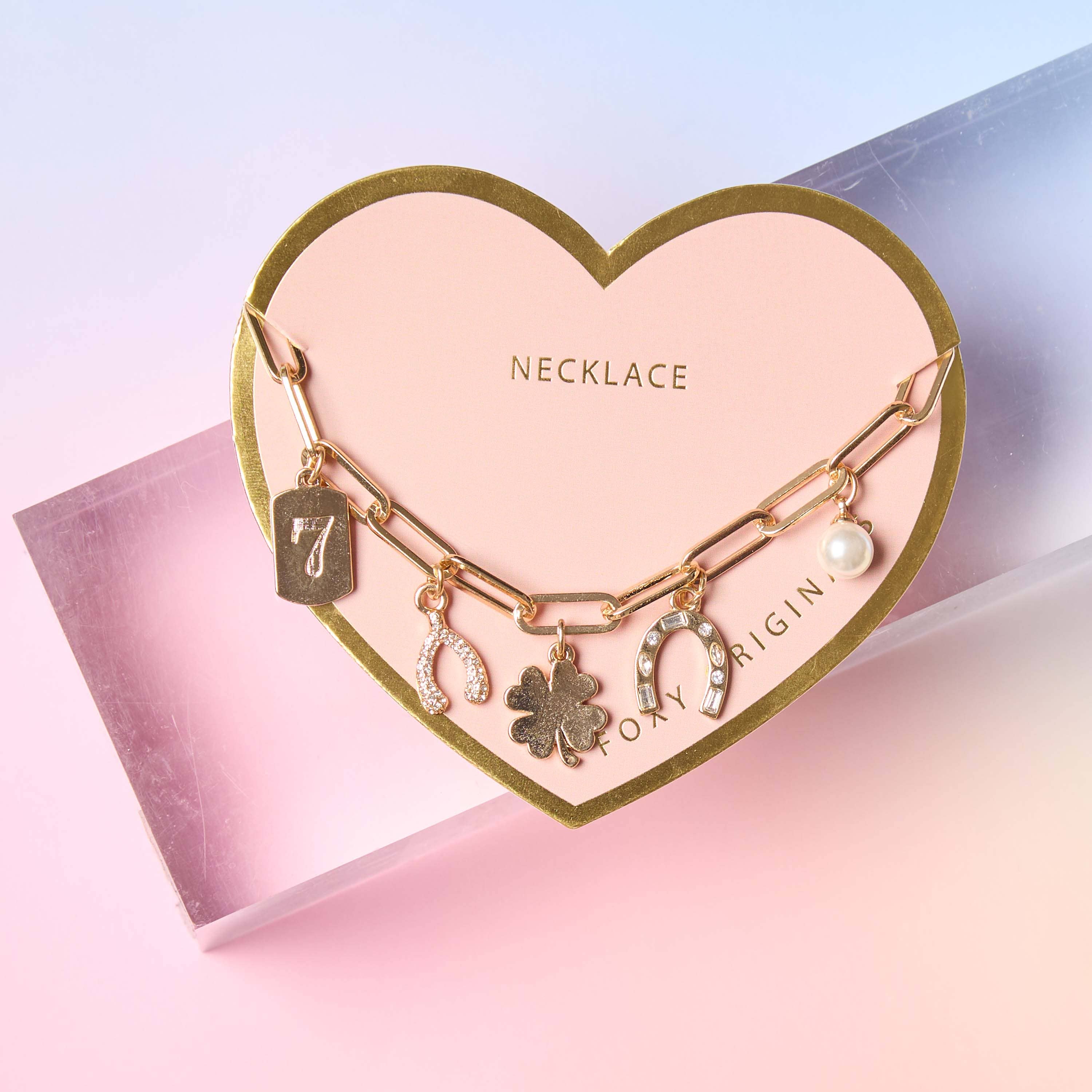 Gold Lucky Charm Necklace - Confía Collective