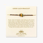 Good Luck Gemstone Adjustable Bracelet - Confía Collective