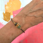 Good Luck Gemstone Adjustable Bracelet - Confía Collective