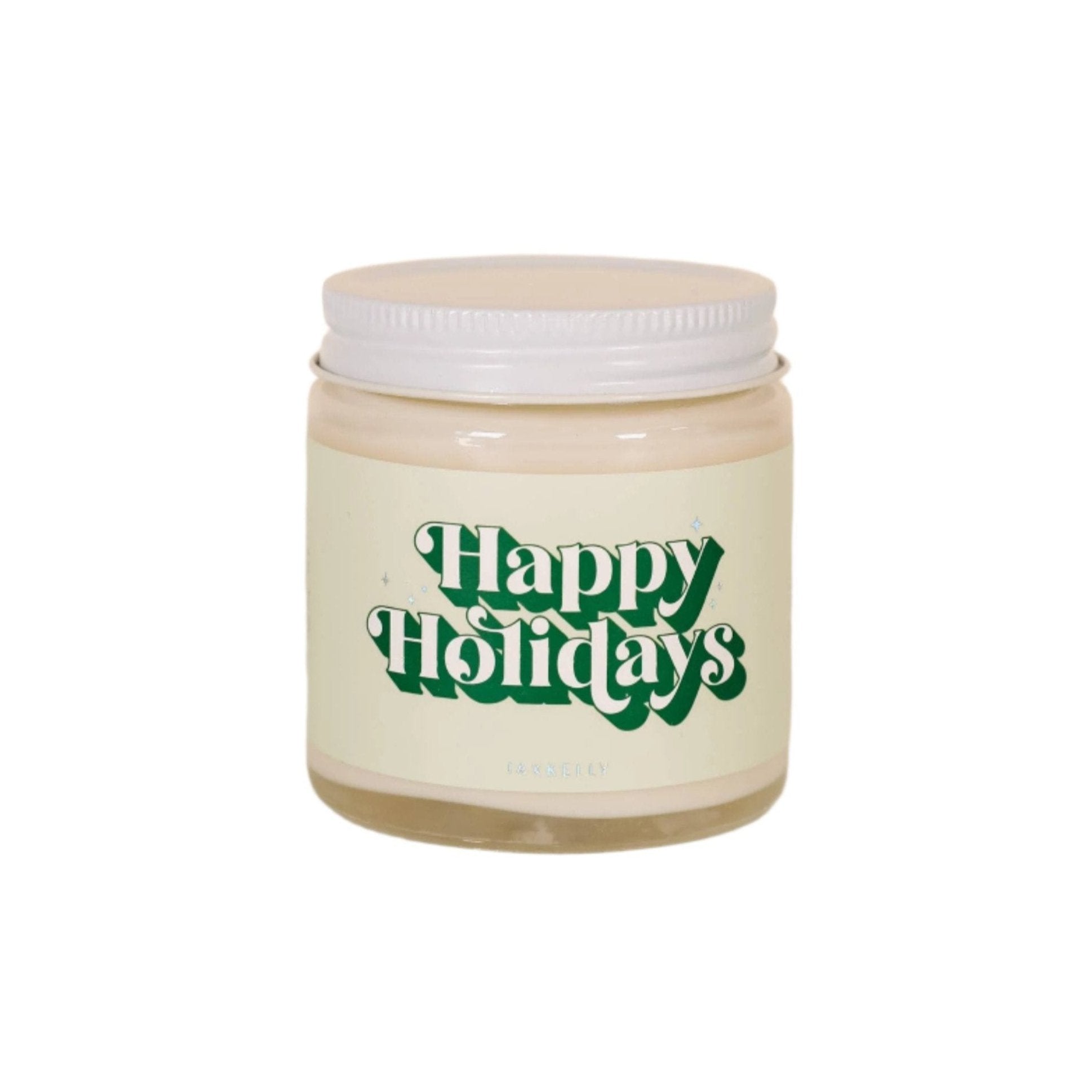 Happy Holidays Mini Candle - Confía Collective