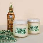 Happy Holidays Mini Candle - Confía Collective