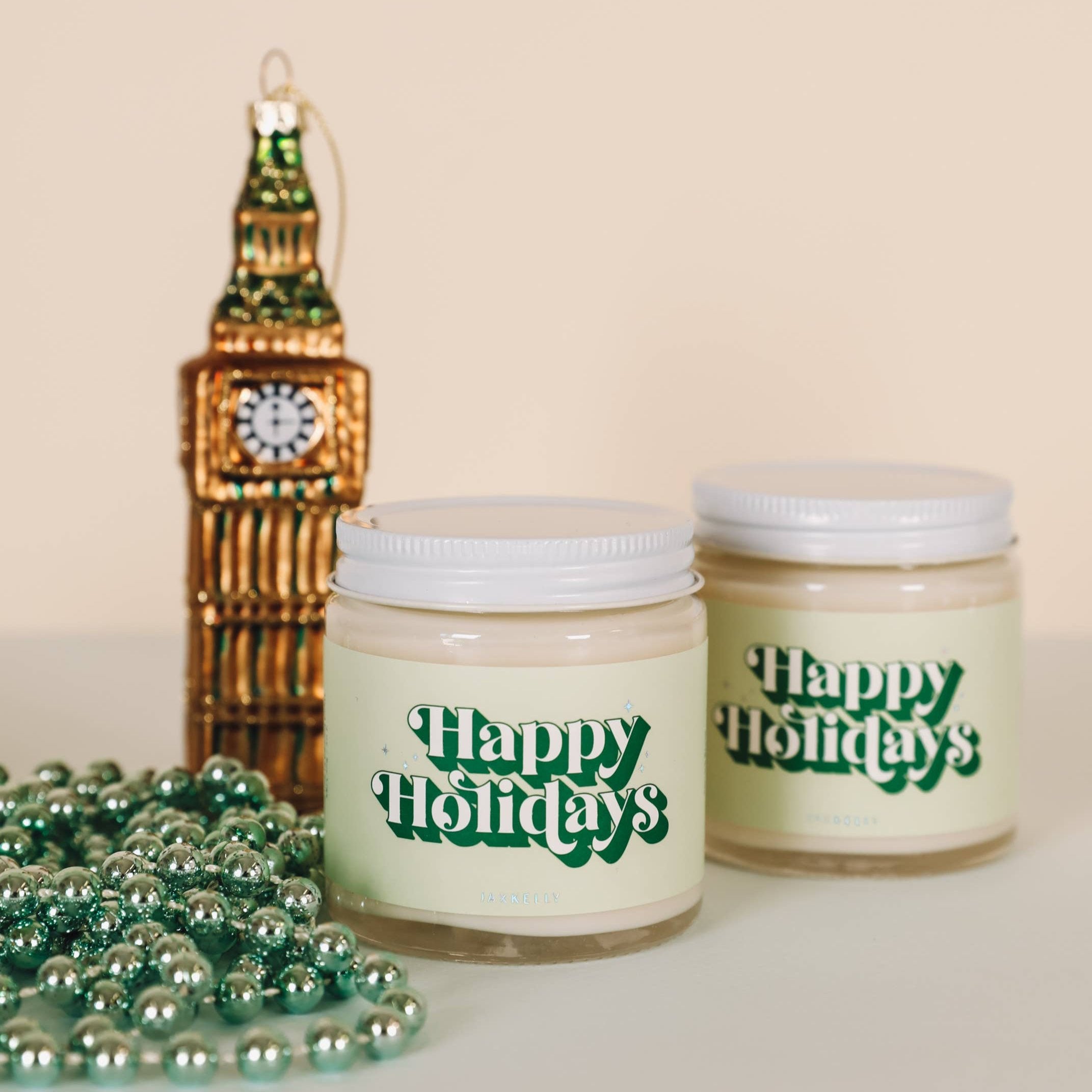 Happy Holidays Mini Candle - Confía Collective