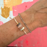 Hope + Healing Gemstone Adjustable Bracelet - Confía Collective