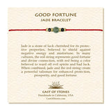Good Fortune Jade Adjustable Bracelet
