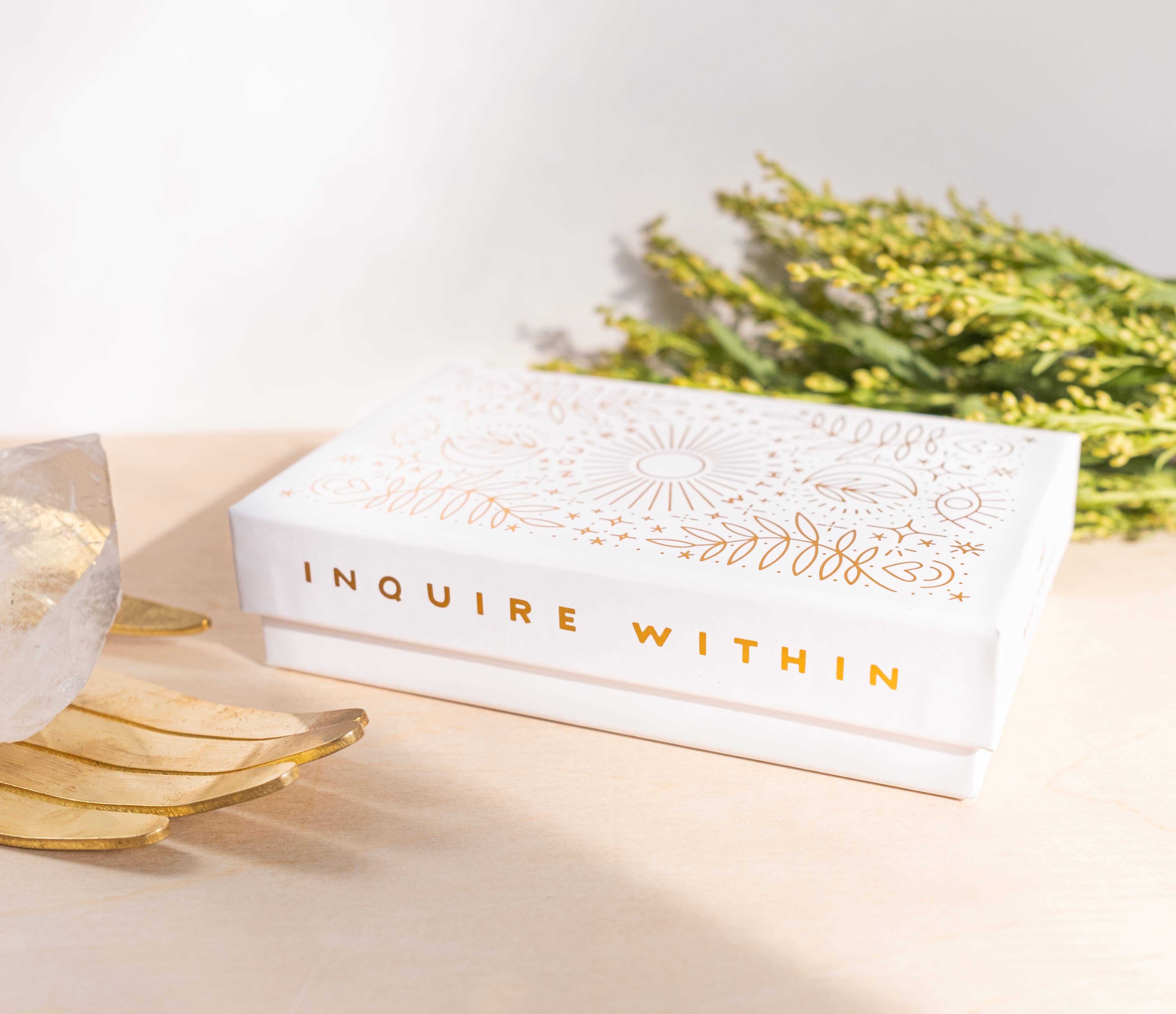 Inquire Within Reflection Affirmation Deck - Confía Collective