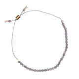 Labradorite Dainty Gemstone Adjustable Bracelet - Confía Collective