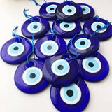 Large Glass Blue Evil Eye - Confía Collective