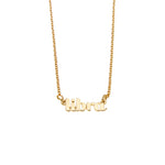 Libra Zodiac Name Necklace - Confía Collective