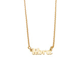 Libra Zodiac Name Necklace - Confía Collective