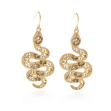 Lotus Snake Earrings - Confía Collective