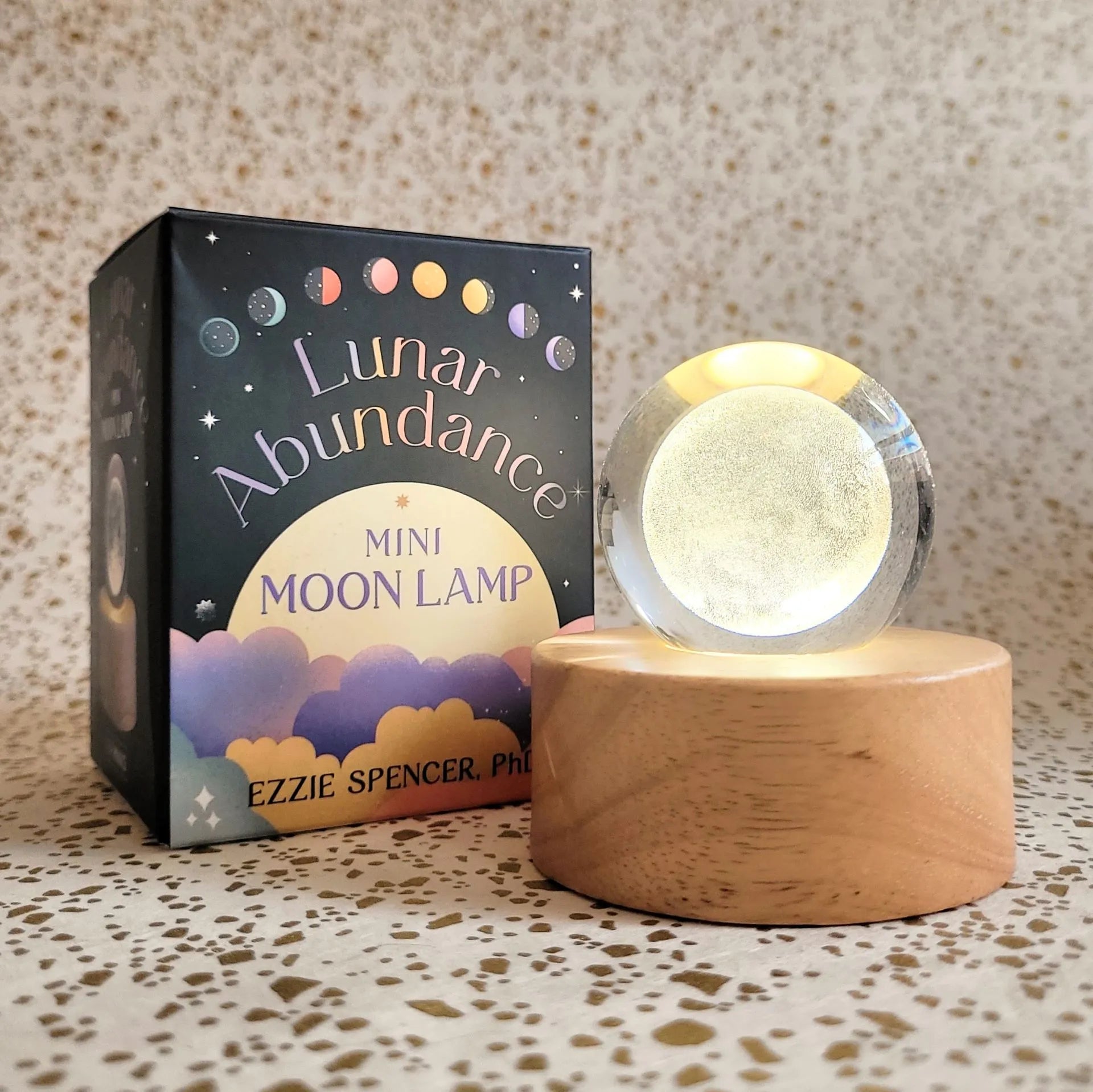 Lunar Abundance Mini Moon Lamp - Confía Collective