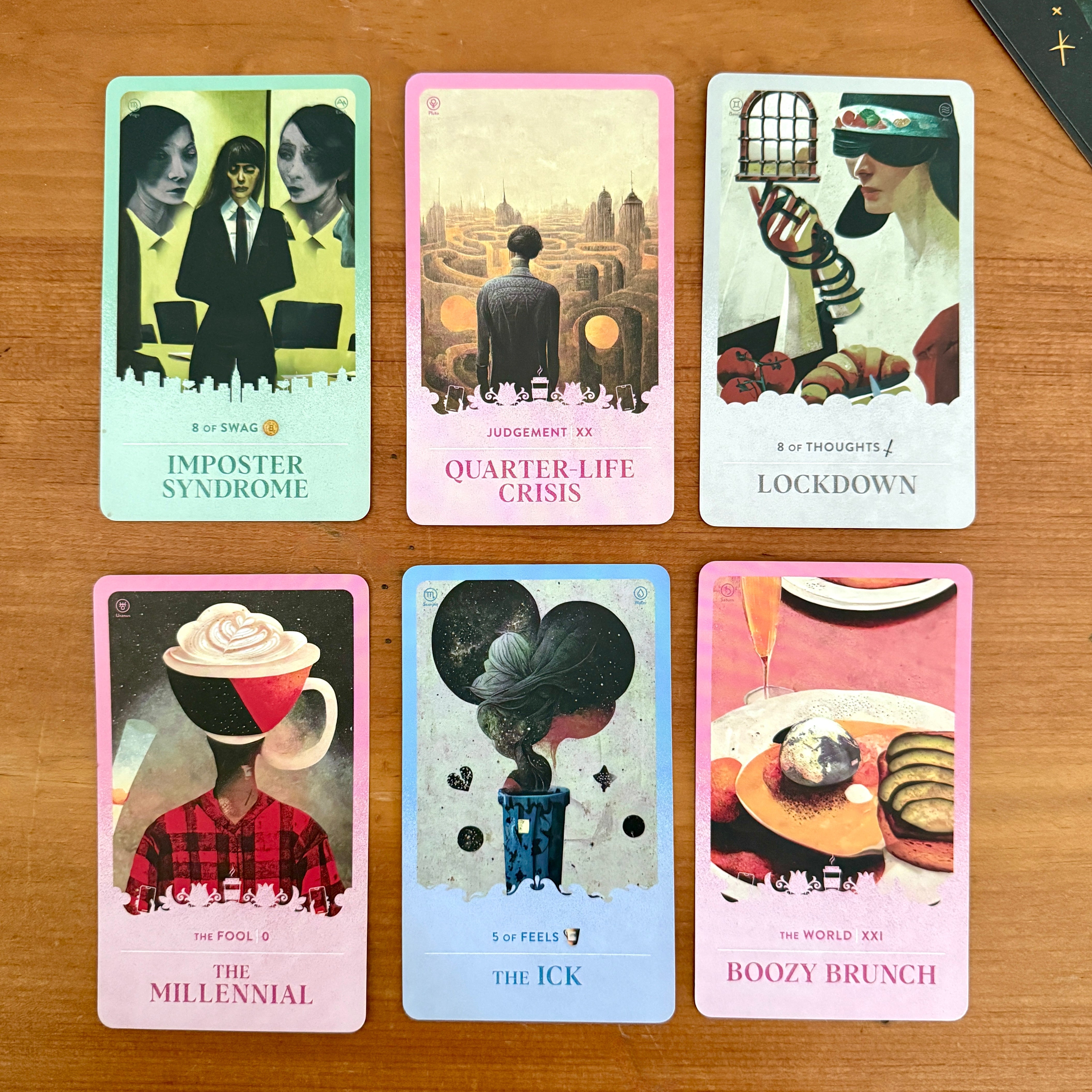 Millennial Tarot Deck and Guidebook for the Journey of Adulting (Because the Struggle Is Real) - Confía Collective