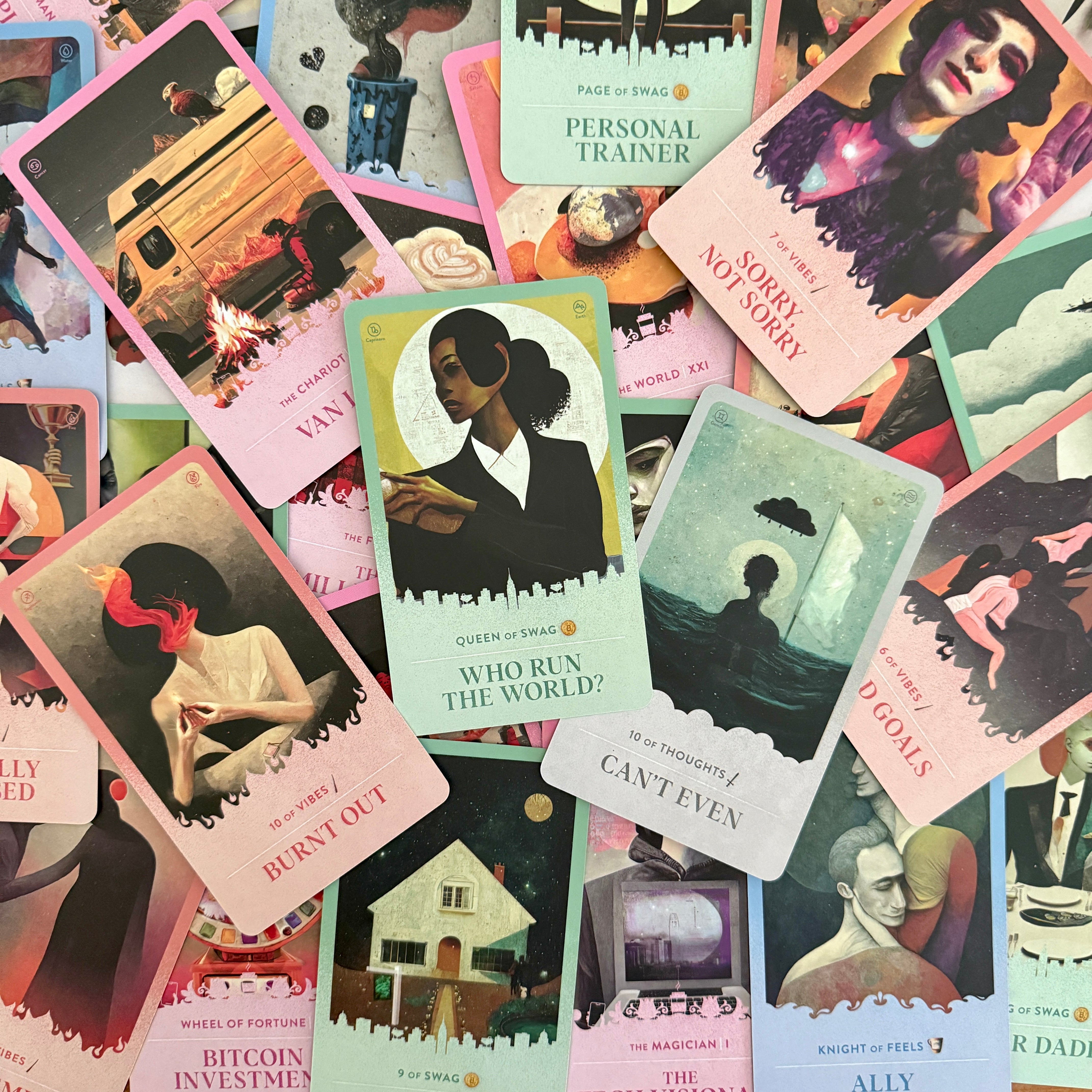Millennial Tarot Deck and Guidebook for the Journey of Adulting (Because the Struggle Is Real) - Confía Collective