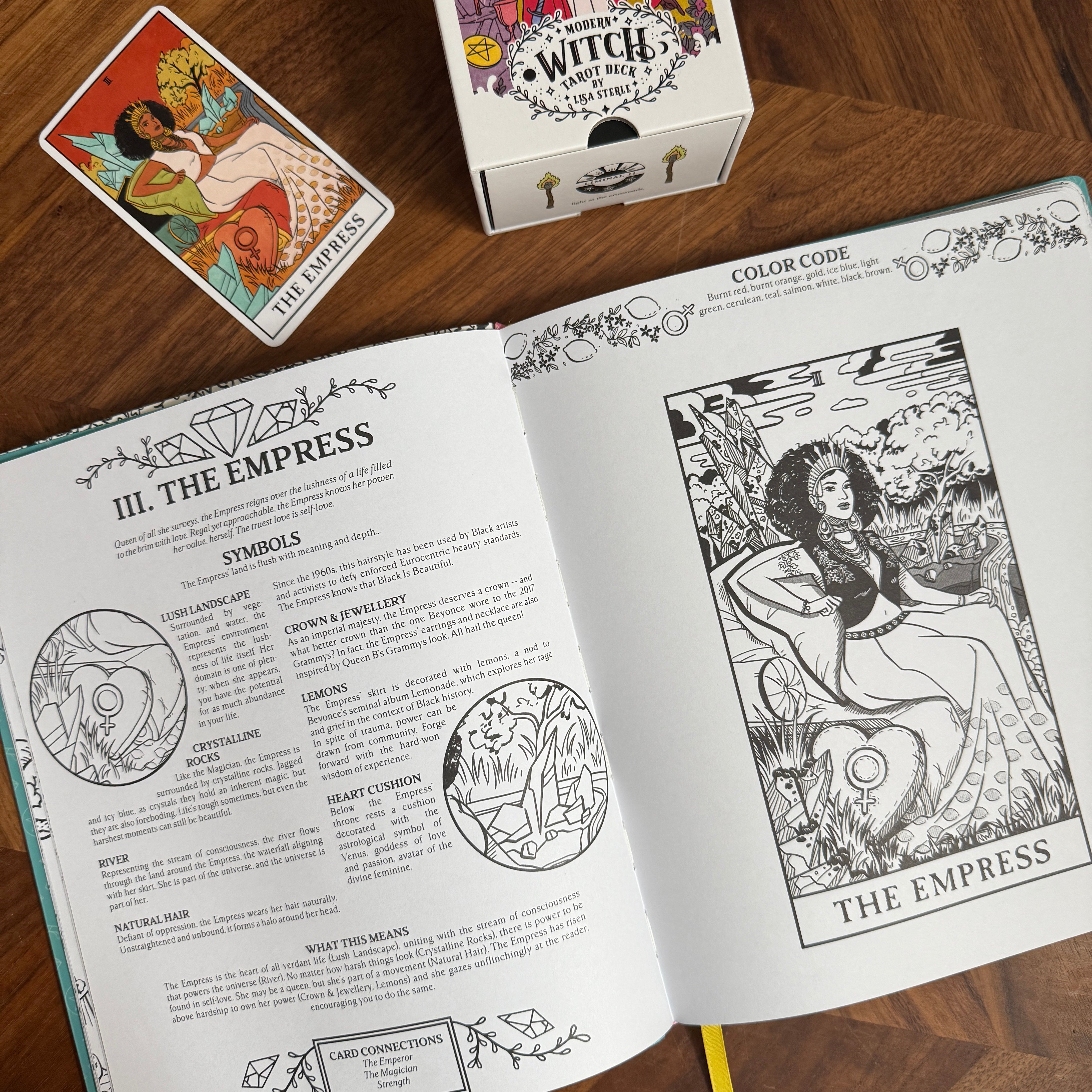 Modern Witch Tarot Coloring Book - Confía Collective