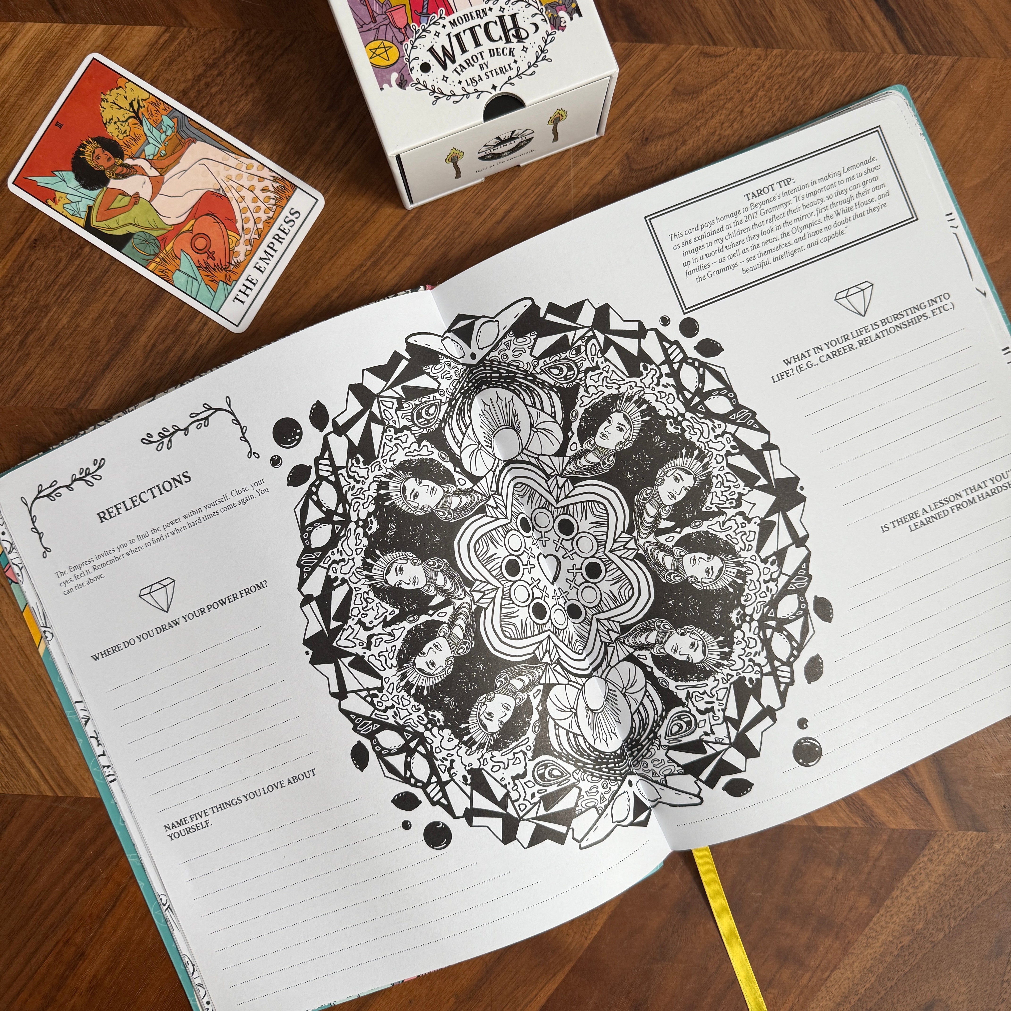 Modern Witch Tarot Coloring Book - Confía Collective