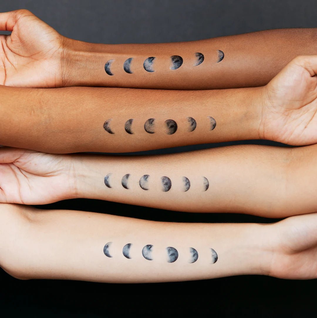 Moon Phases Temporary Tattoo Set - Confía Collective