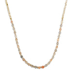 Moonstone Crystal Gemstone Necklace/Triple Bead Bracelet - Confía Collective