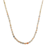 Moonstone Crystal Gemstone Necklace/Triple Bead Bracelet - Confía Collective
