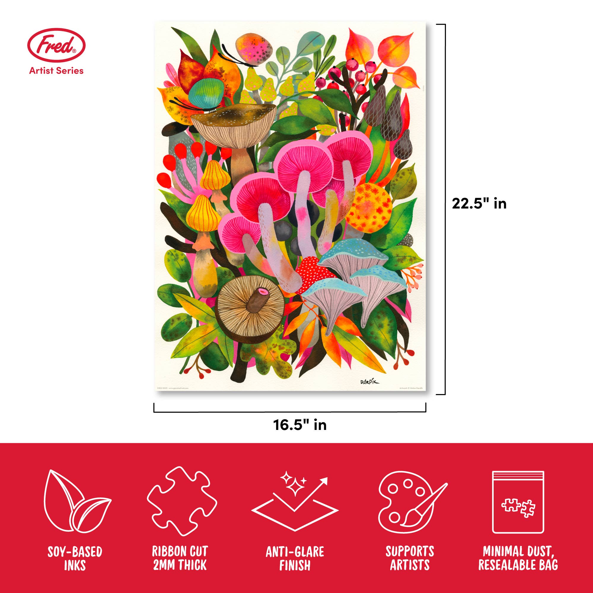 Mushroom Toomuchery Puzzle - Confía Collective