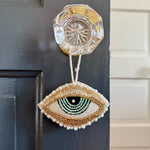 Occhio Gold and Turquoise Evil Eye Ornament - Confía Collective