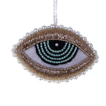 Occhio Gold and Turquoise Evil Eye Ornament - Confía Collective