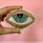Occhio Gold and Turquoise Evil Eye Ornament - Confía Collective