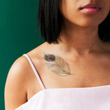 Peacock Feather Temporary Tattoo Set - Confía Collective