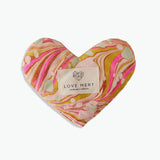 Pink Heart Shaped Flaxseed and Lavender Eye Pillow - Confía Collective