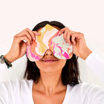 Pink Heart Shaped Flaxseed and Lavender Eye Pillow - Confía Collective