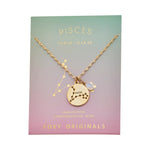 Pisces Constellation Gold Necklace - Confía Collective