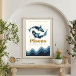 Pisces Zodiac Poster - Confía Collective