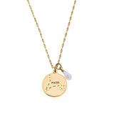 Pisces Constellation Gold Necklace