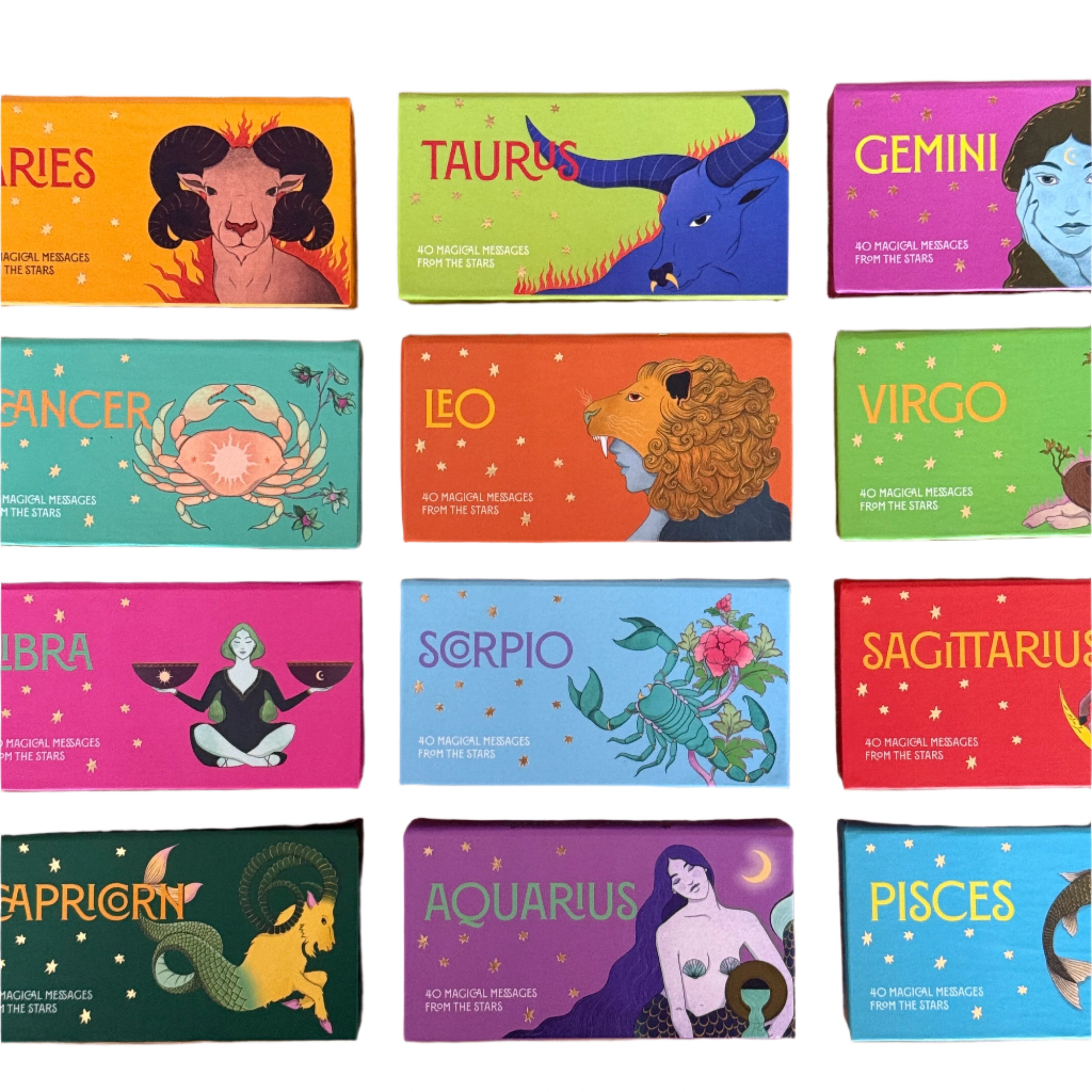 Pocket Zodiac Cards: 40 Magical Messages - Confía Collective