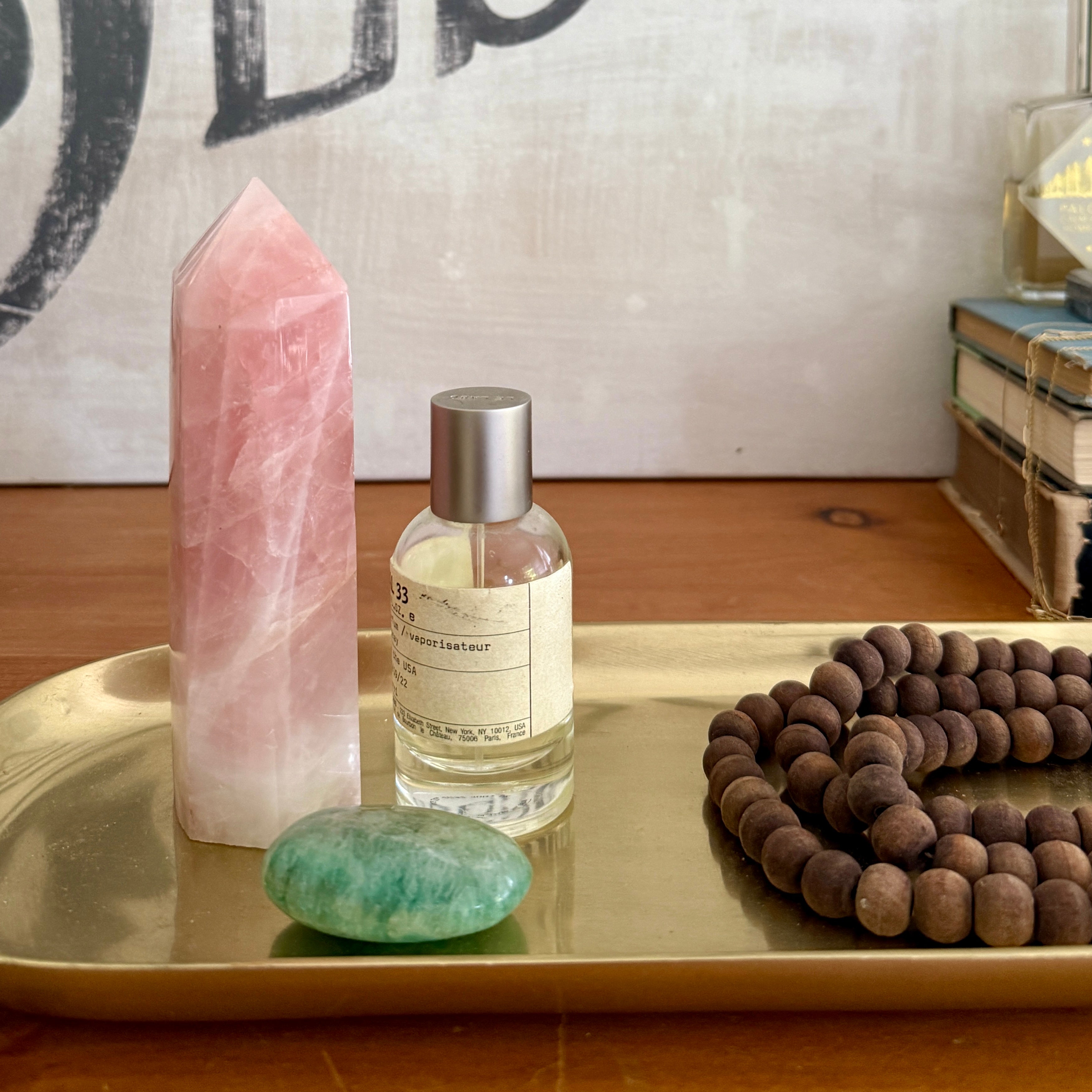 Polished Rose Quartz Crystal Obelisk Tower - Confía Collective