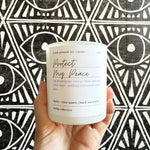 Protect My Peace Confía Crystal Candle - Confía Collective