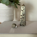 Pyrite Crystal Polished Tower - Confía Collective