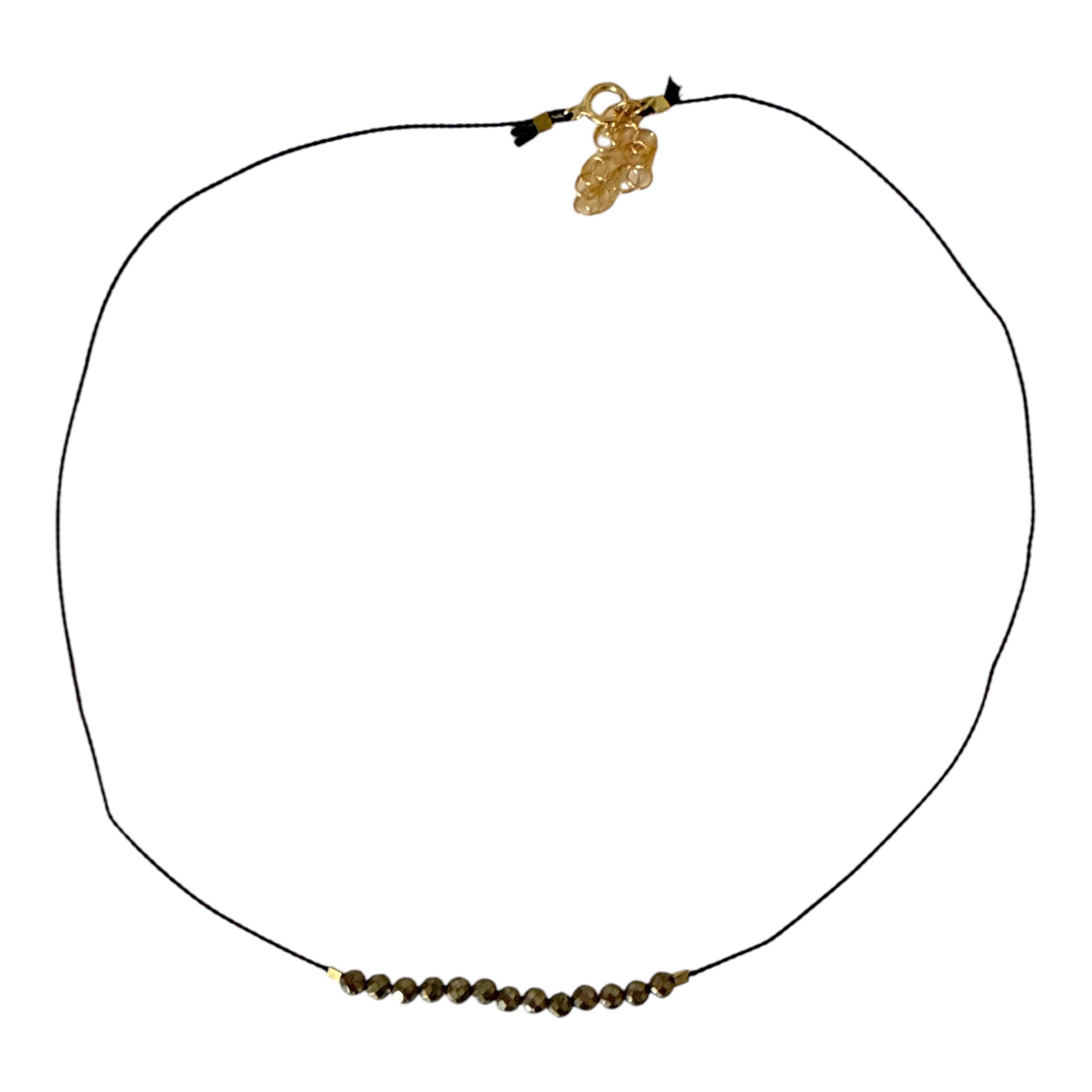 Pyrite Gemstone Necklace - Confía Collective