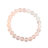 Rose Quartz Crystal 8mm Bead Bracelet - Confía Collective