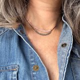 Rose Quartz Gemstone Necklace - Confía Collective