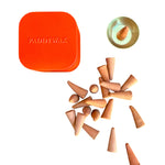 Saffron Rose Incense Cone in Tin - Confía Collective