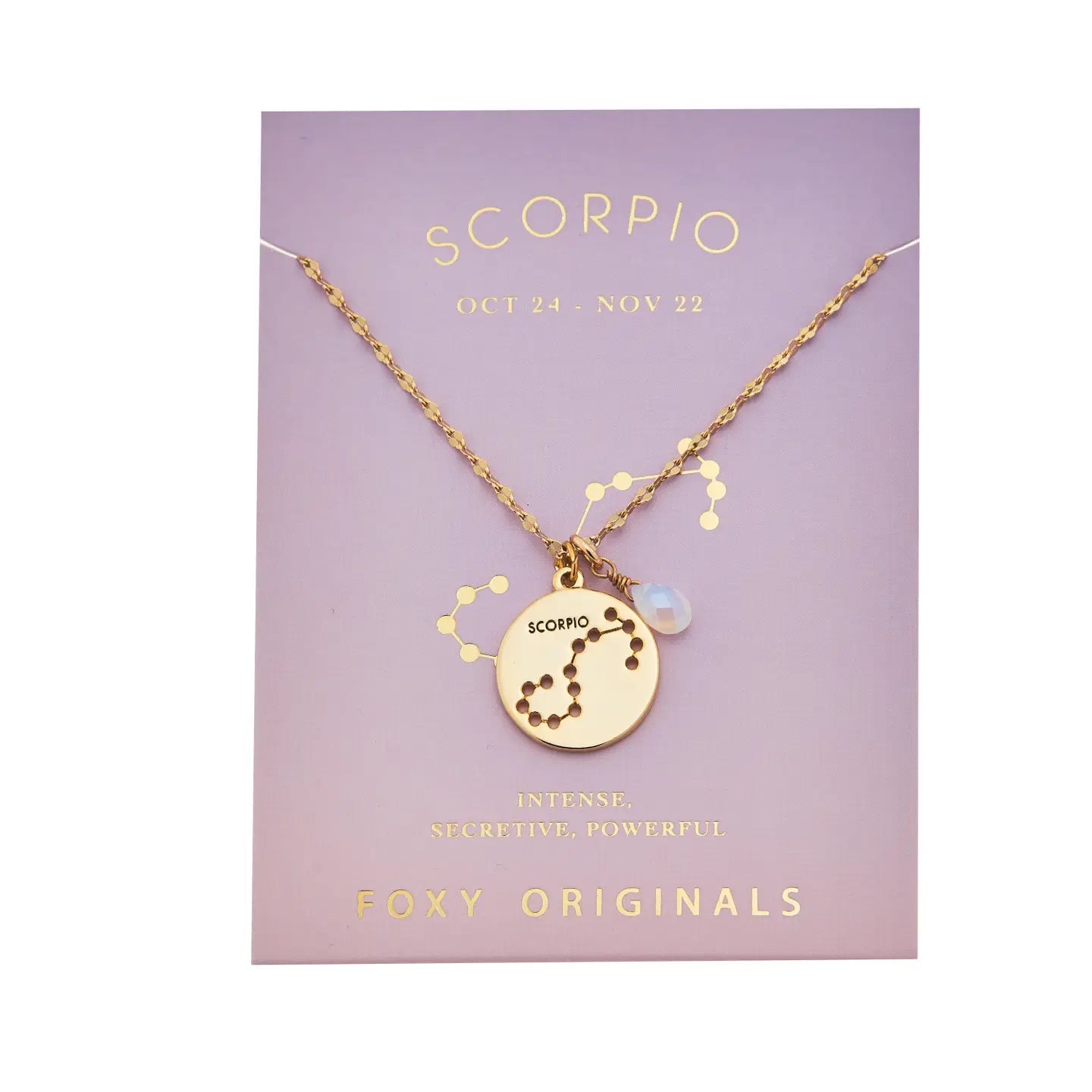 Scorpio Constellation Gold Necklace - Confía Collective