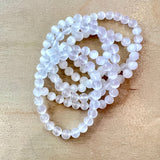 Selenite 8mm Gemstone Bracelet - Confía Collective