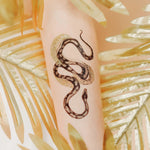 Shimmering Serpent Snake Temporary Tattoo Set - Confía Collective