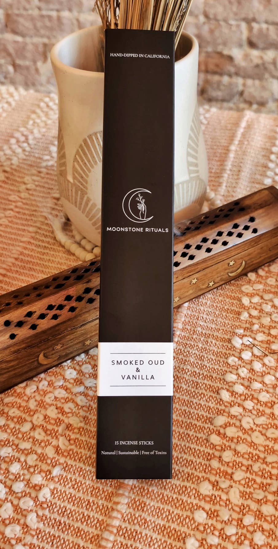 Smoked Oud & Vanilla Incense - Confía Collective