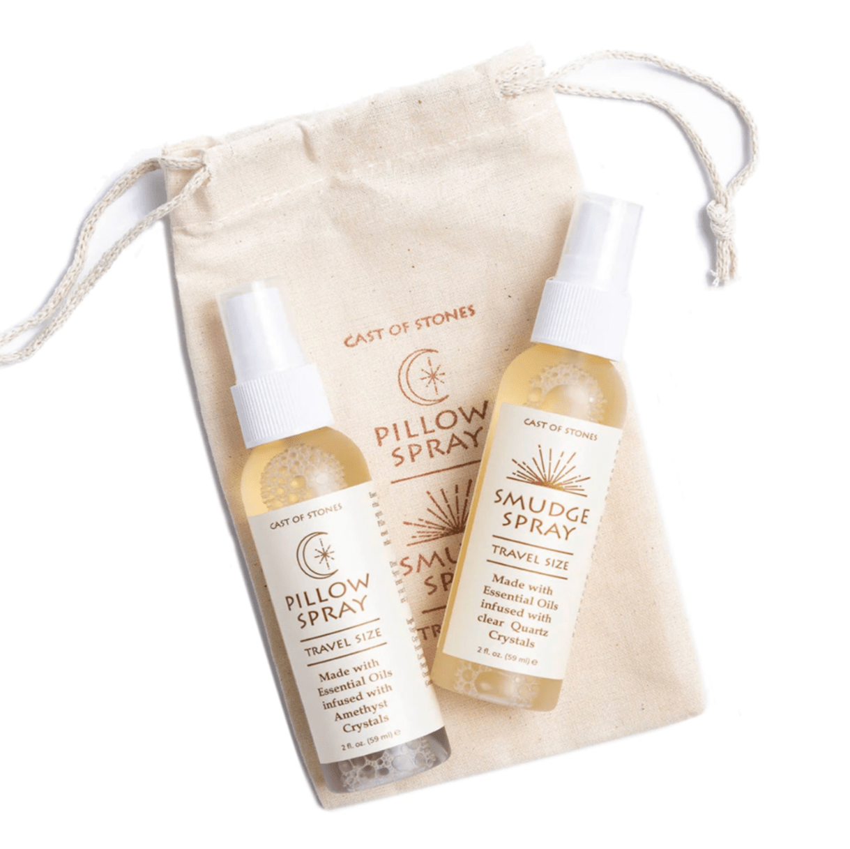 Smudge and Pillow Spray Travel Kit - Confía Collective