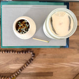 Smudge Candle with Crystals - Confía Collective