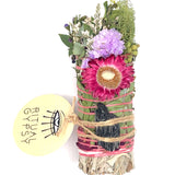 Smudging Sage Wand with Black Tourmaline - Confía Collective