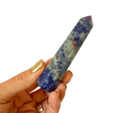 Sodalite Crystal Polished Obelisk Tower - Confía Collective